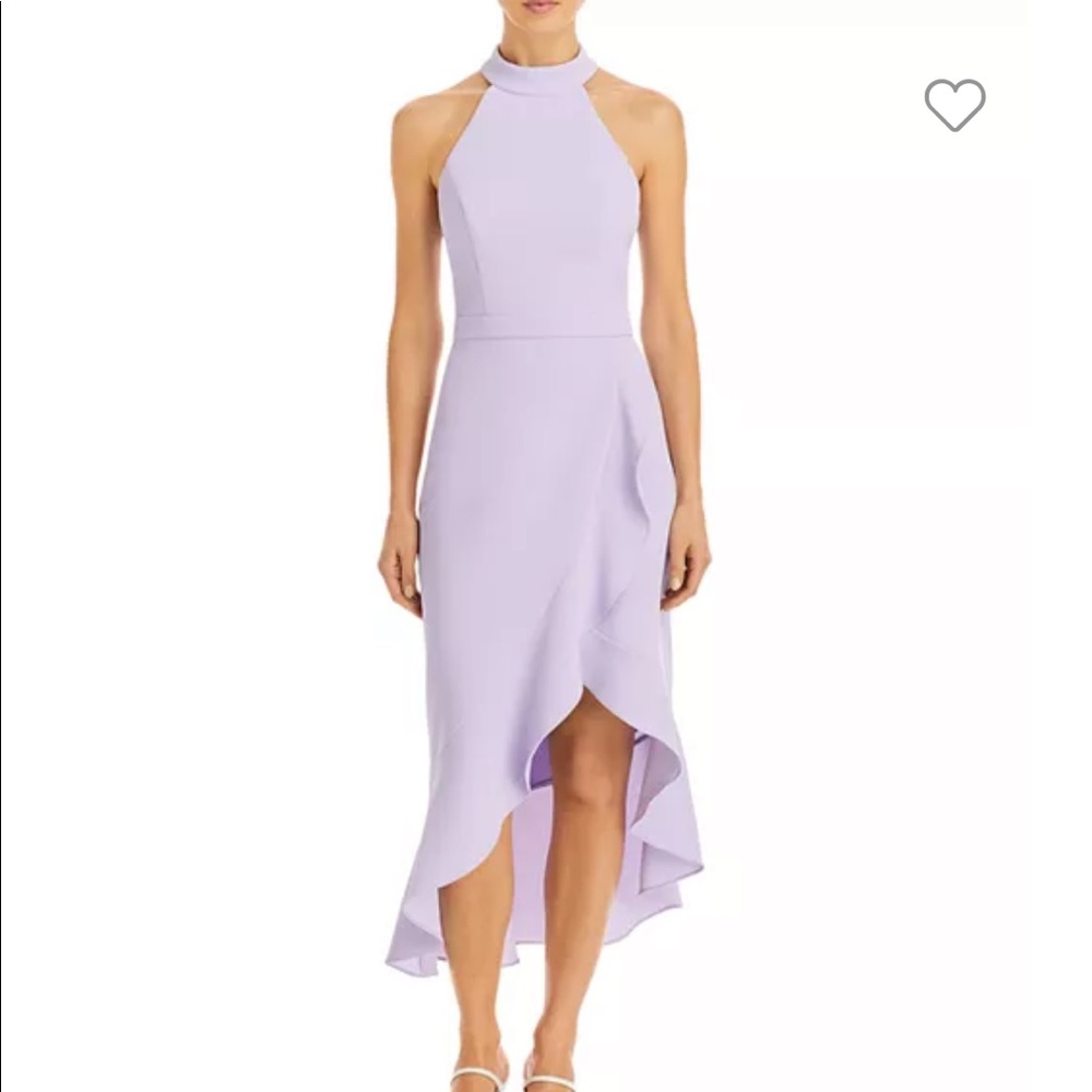 Lavender Midi Halter Dress